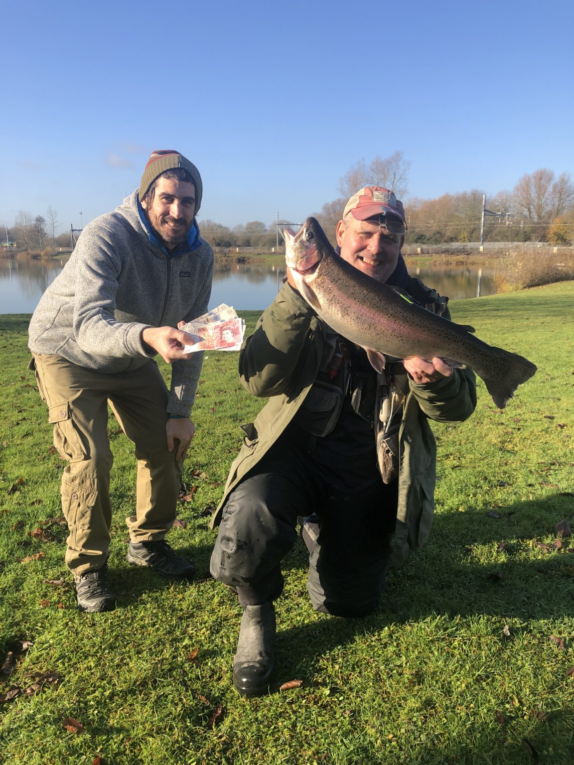 A Prize Rainbow for Peter | Sportfish Game Fishing Centre - Berkshire